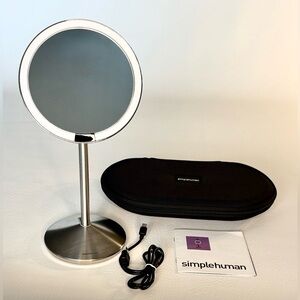 Simplehuman | Silver LED Vanity Mirror